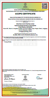 GRS Scope Certificate 第 1 页